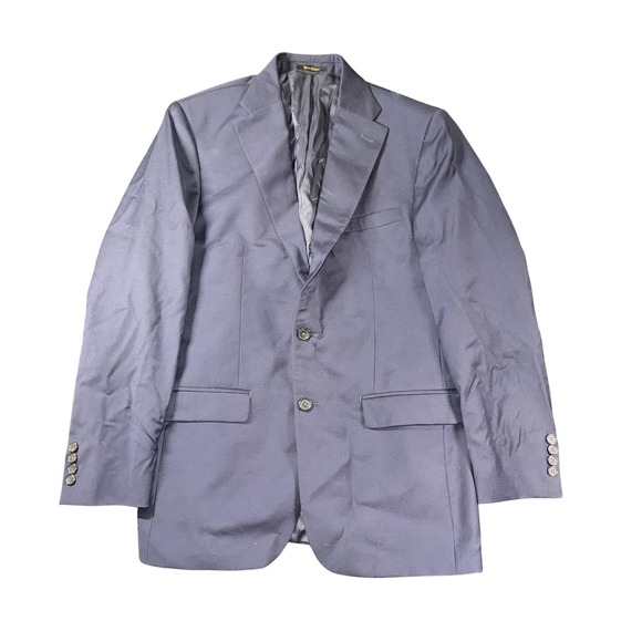 Hickey Freeman Blazer Mens 40R Navy Wool Stretch Two Button Lined Sport Coat - Picture 1 of 11